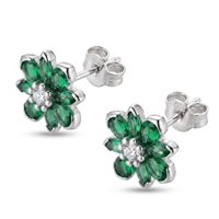 Earrings Brosway Woman FANCY - LIFE GREEN in Silver FLG127
